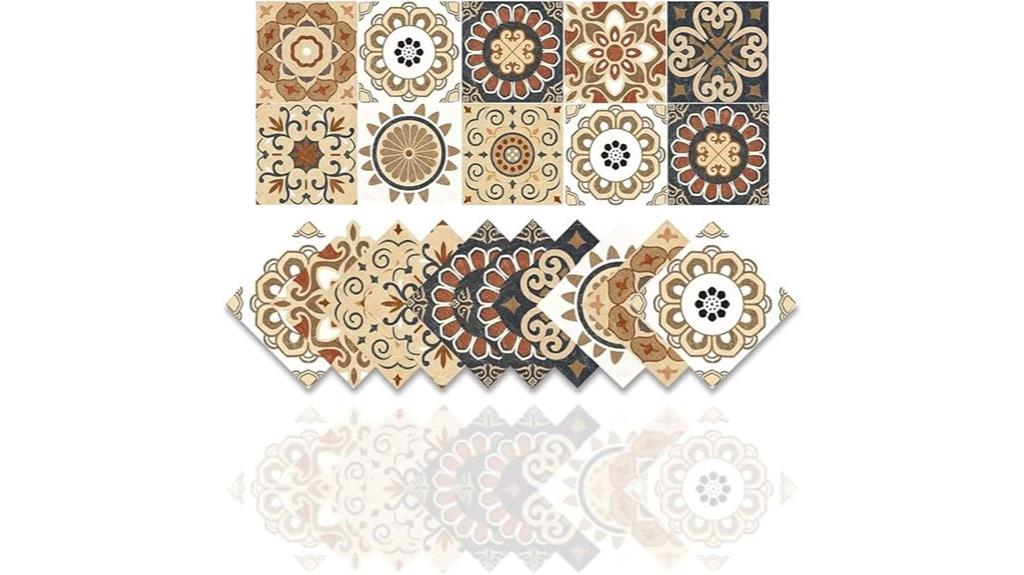 vintage moroccan tile stickers