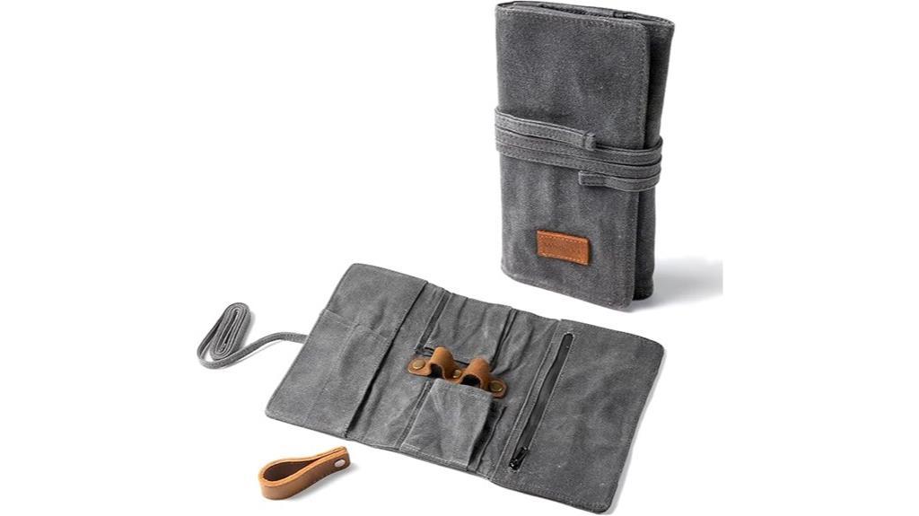 waxed canvas pipe pouch