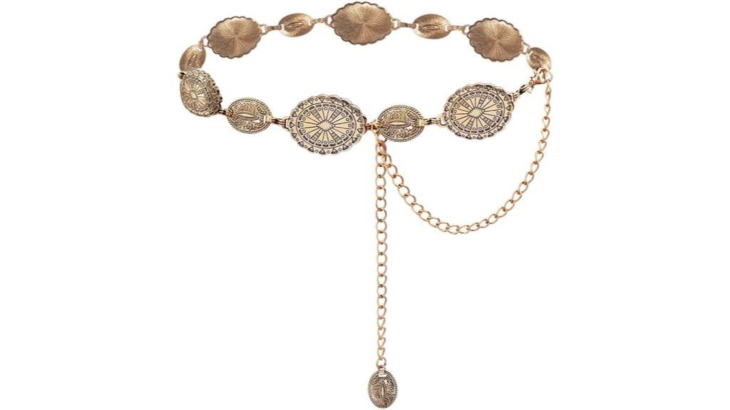 western style metal belt