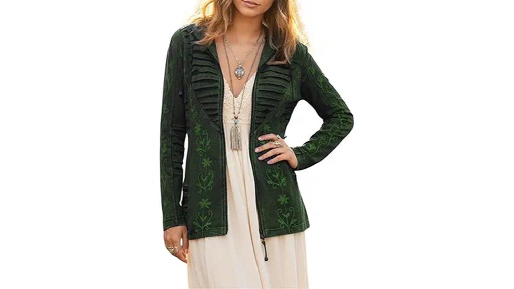 winter bohemian rib hoodie