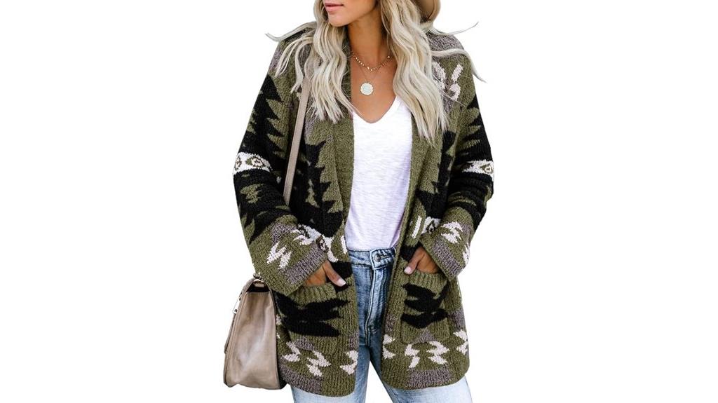 women s boho cardigan sweater