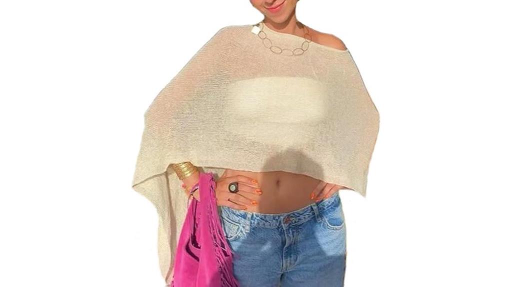 women s lightweight sheer poncho