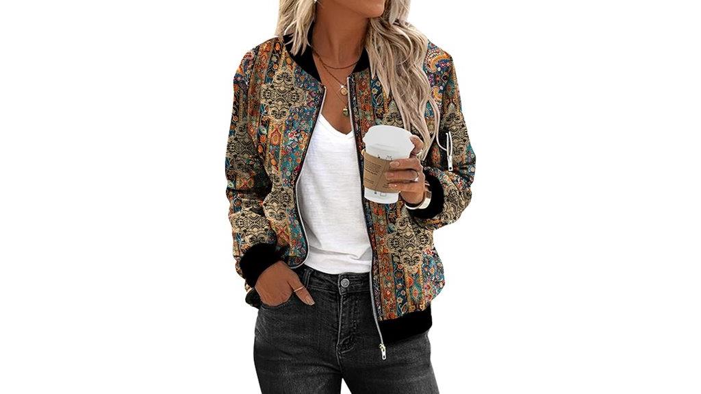 women s stylish bomber jacket