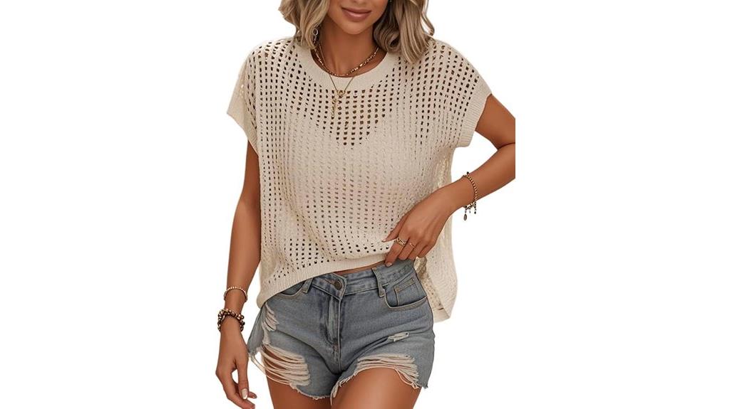 women s summer crochet tank