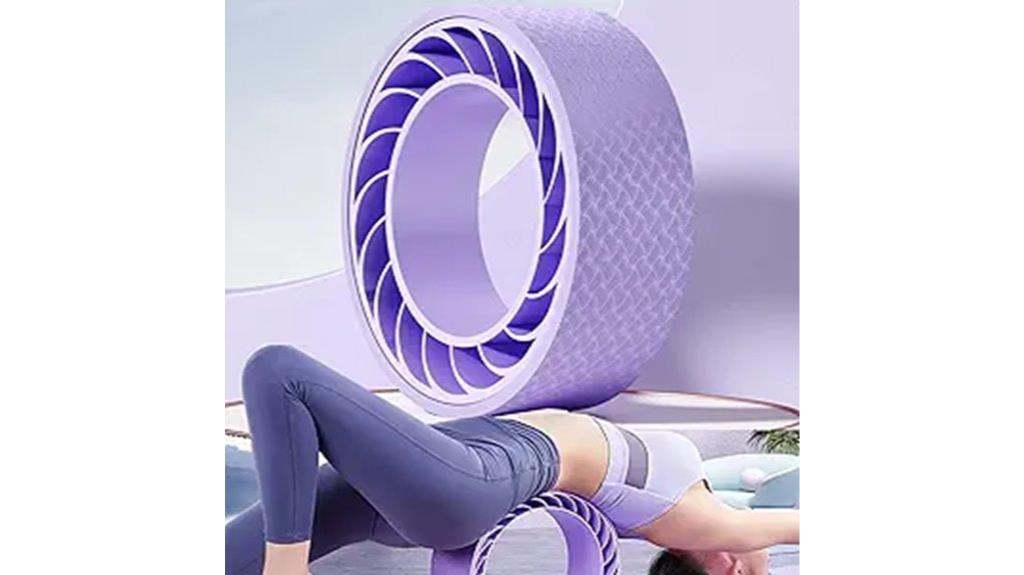 yoga wheel back stretcher