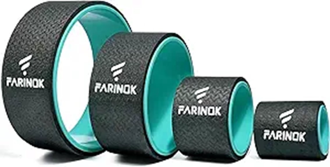 yoga wheel massage set
