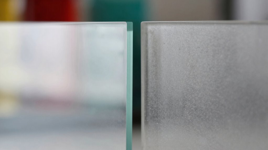 acrylic easier glass requires care
