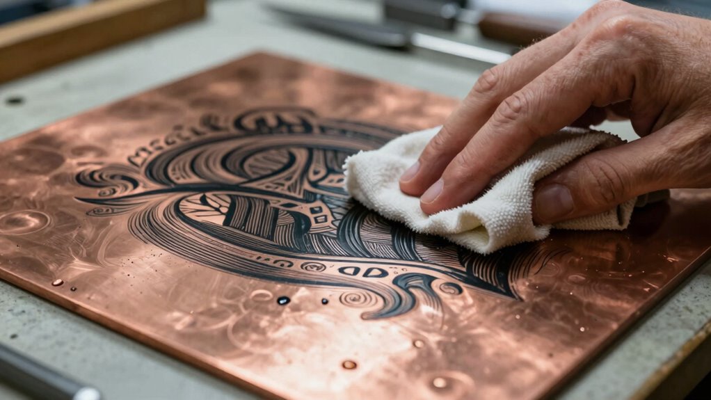 adjust pressure for clean prints