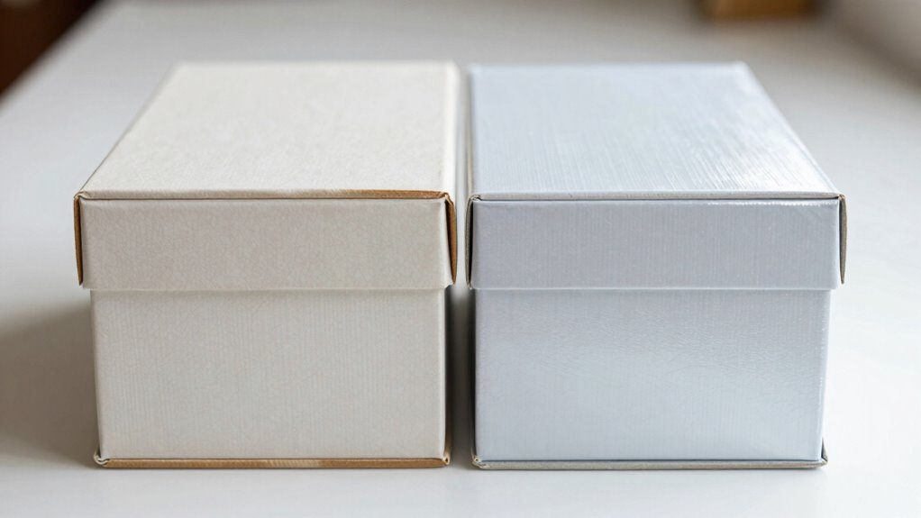 buffered versus unbuffered archival boxes