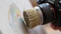 close up art detail