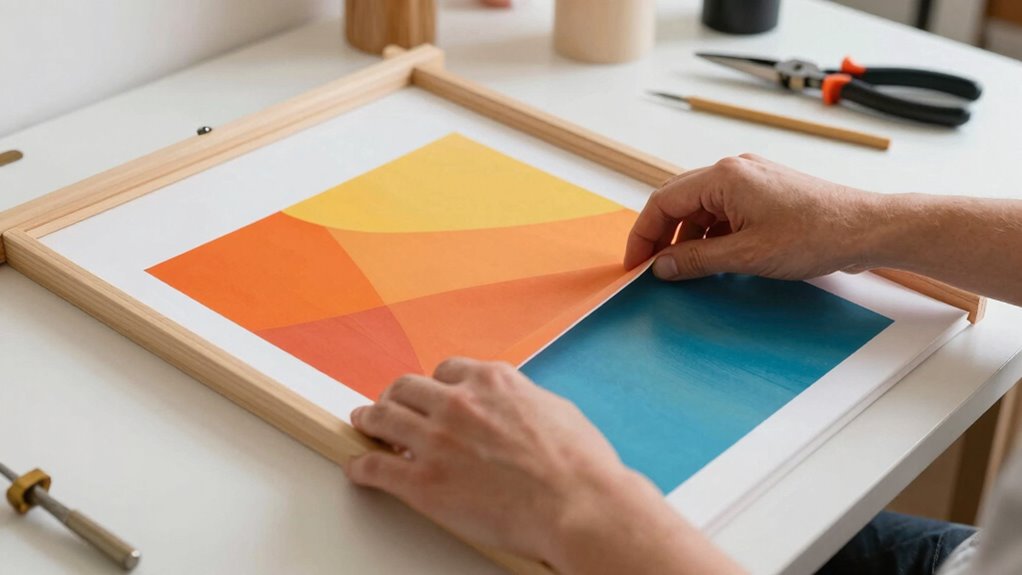 consistent tension prevents wrinkles