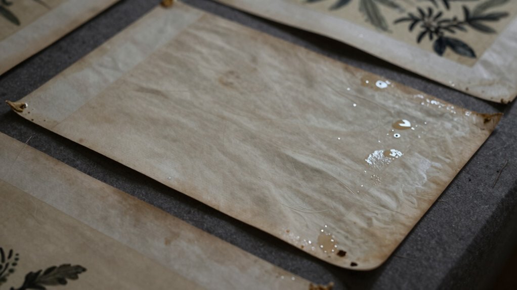 detecting moisture related art damage