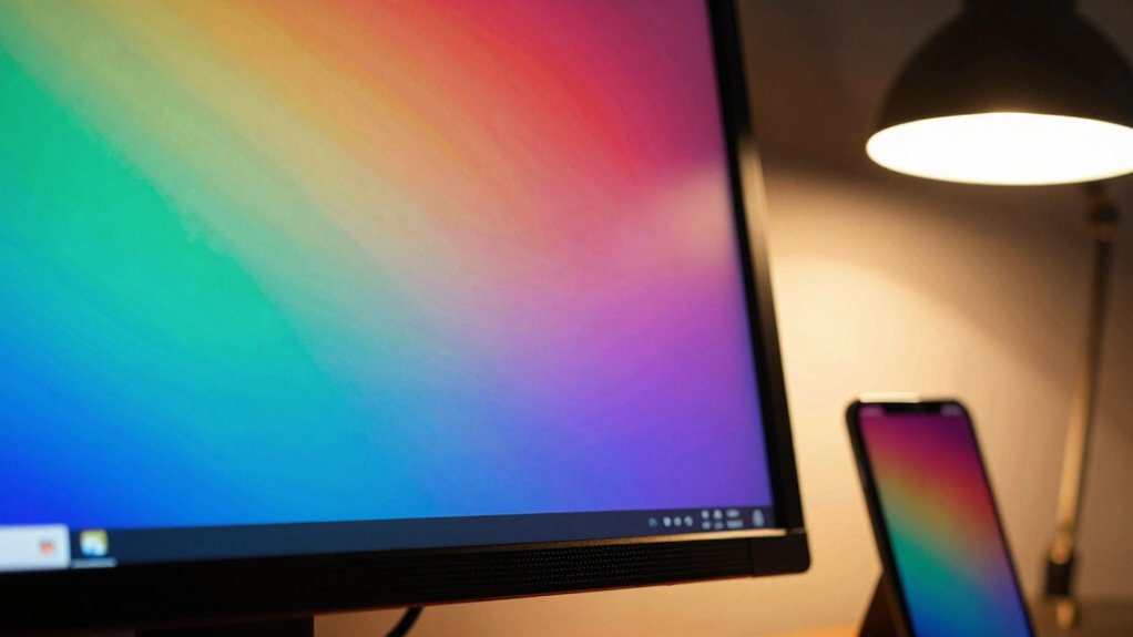 device settings affect color accuracy