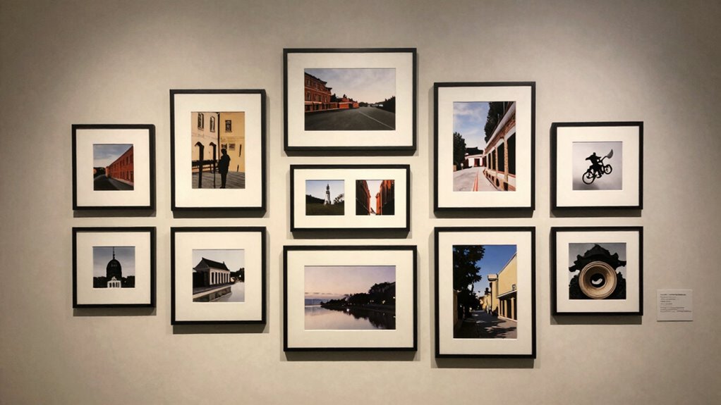 effective art display spacing