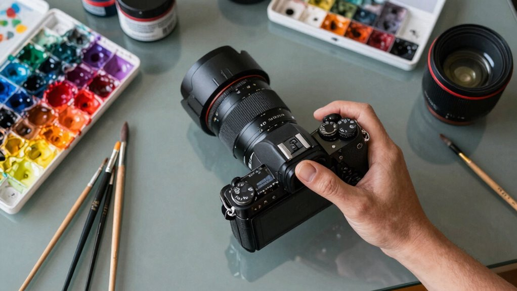 enhance overhead footage visually