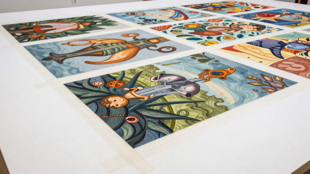 high quality large artwork digitization