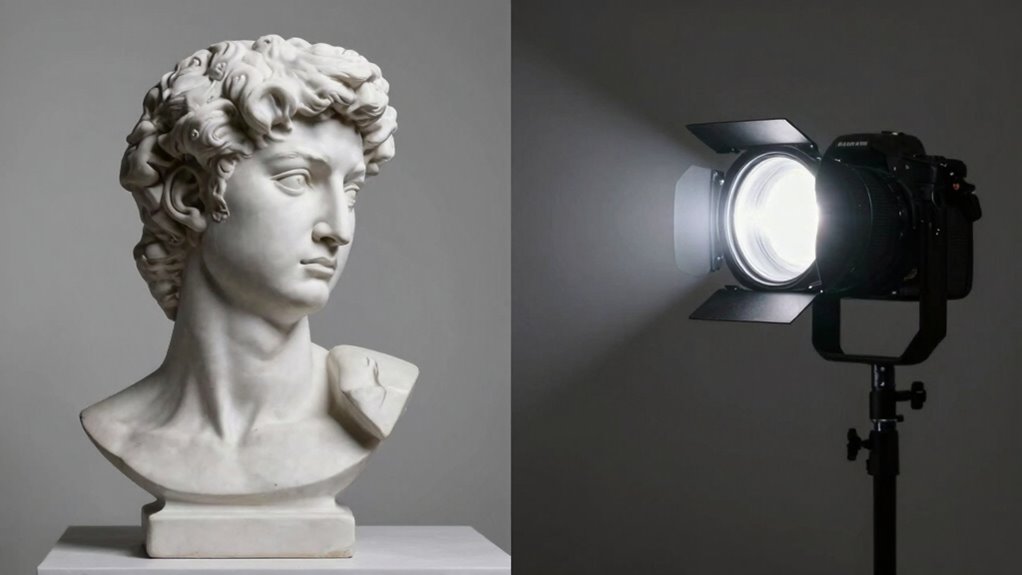 lighting techniques for art