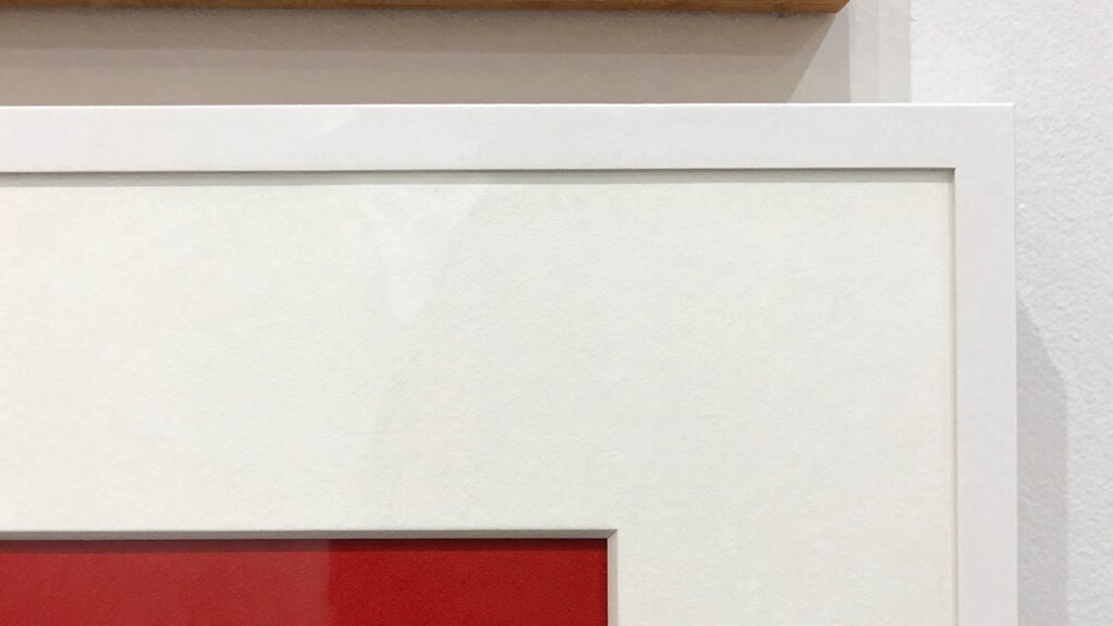 maintain artwork and mat