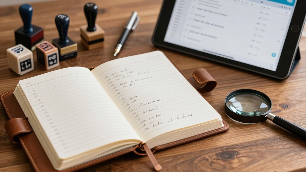 maintain meticulous record keeping