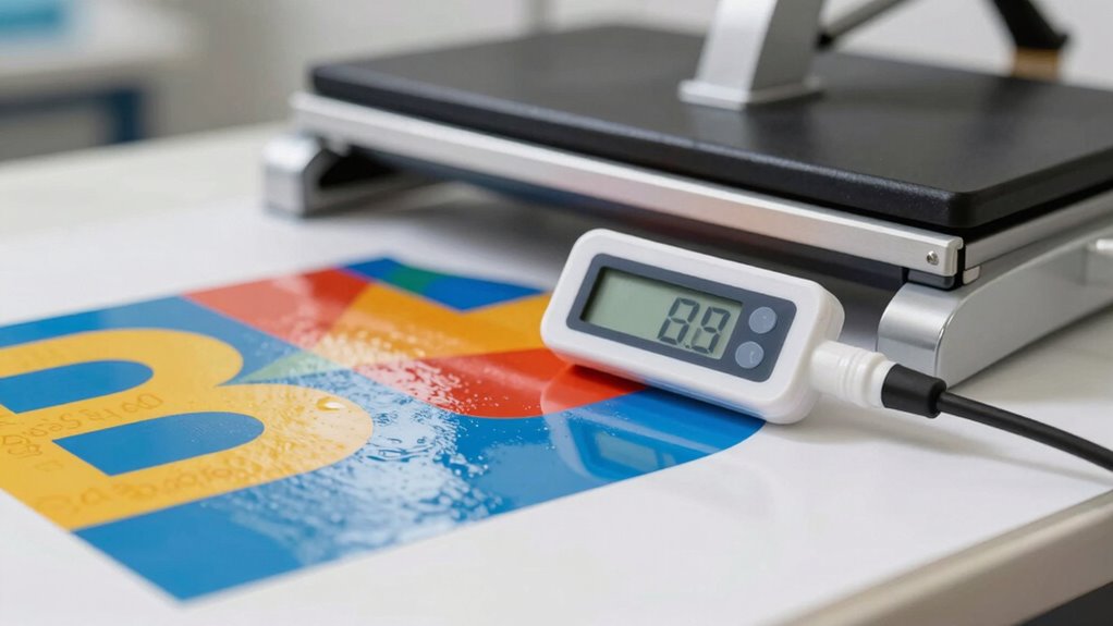 measure ink curing temperature