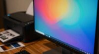monitor brightness for printing
