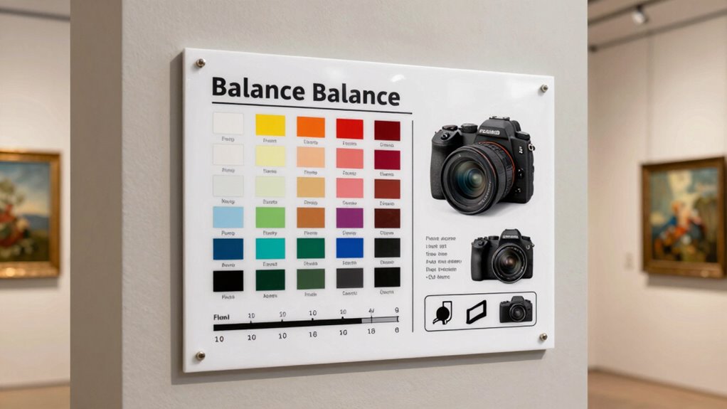 optimal indoor art white balance