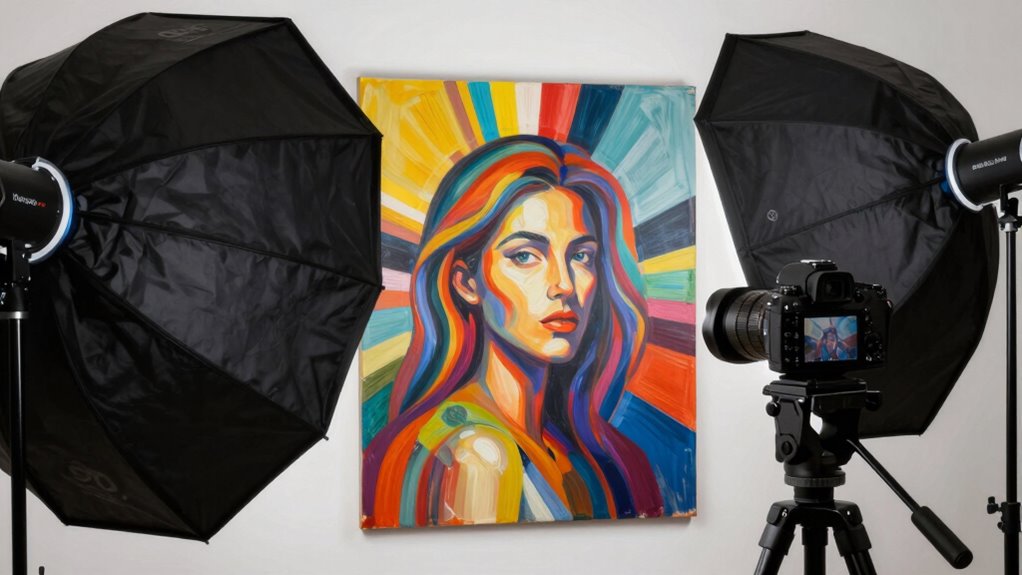 polarized lighting setup