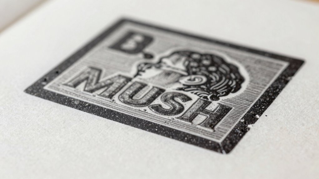 post inking print touch ups