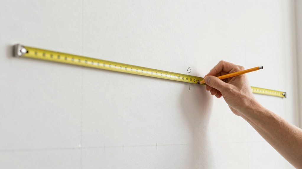 prepare wall mark precisely
