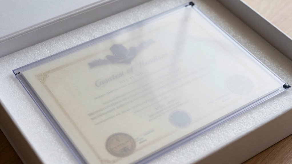 proper certificate storage practices