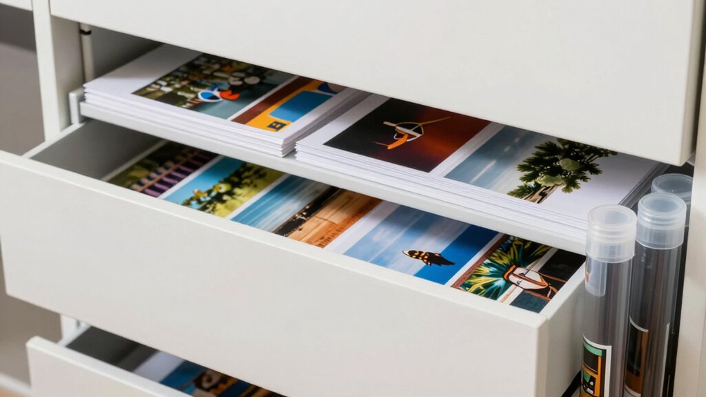 protecting prints through specialized storage