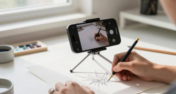 record clear art tutorials