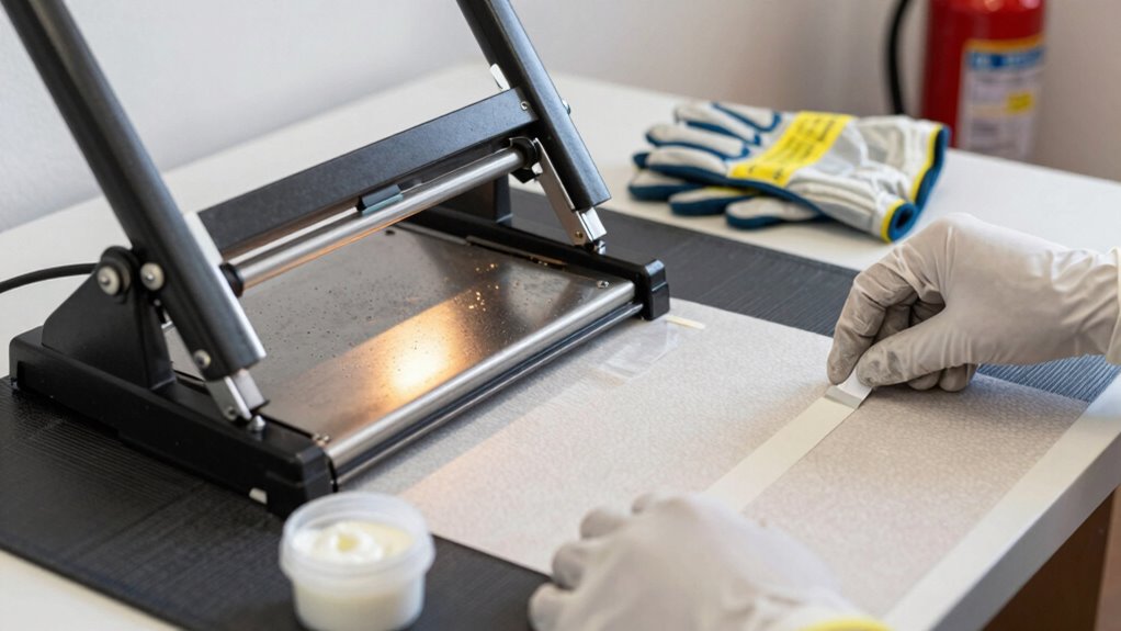 safe disposal of mounting materials