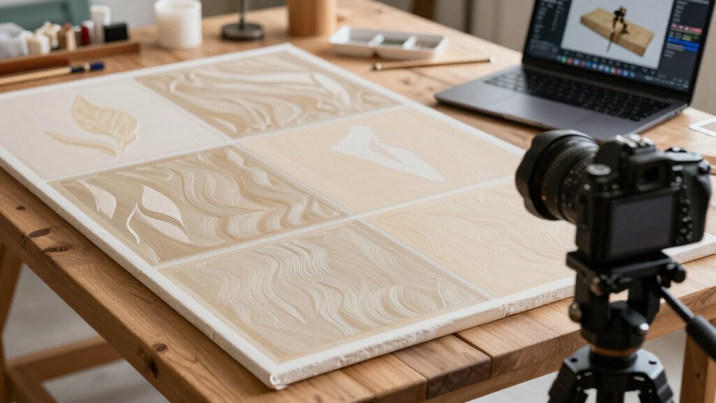 scan and stitch artwork