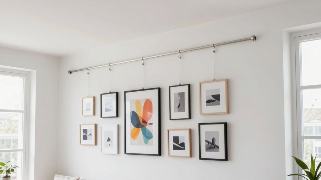 selecting suitable picture rail