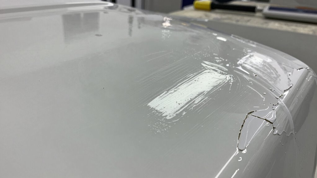 signs of incomplete curing
