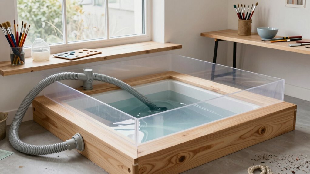 tailored art cleanup stations
