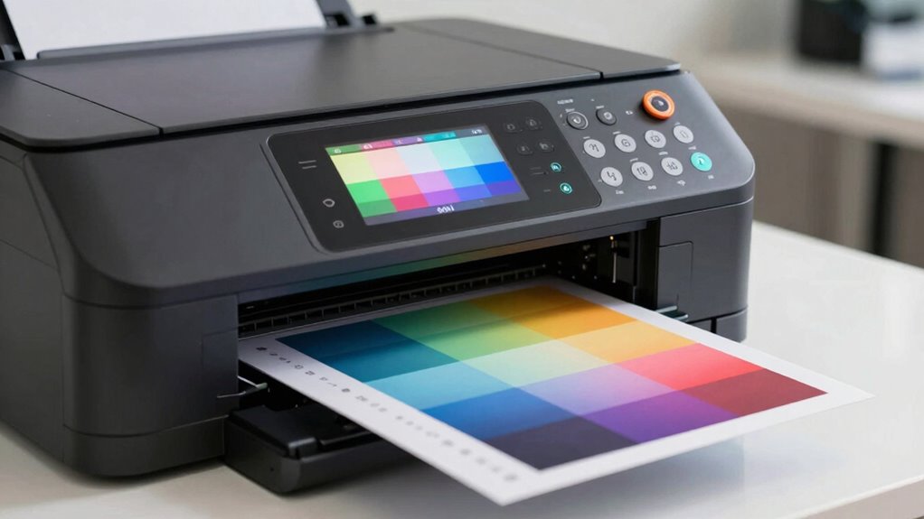 test print quality adjustments