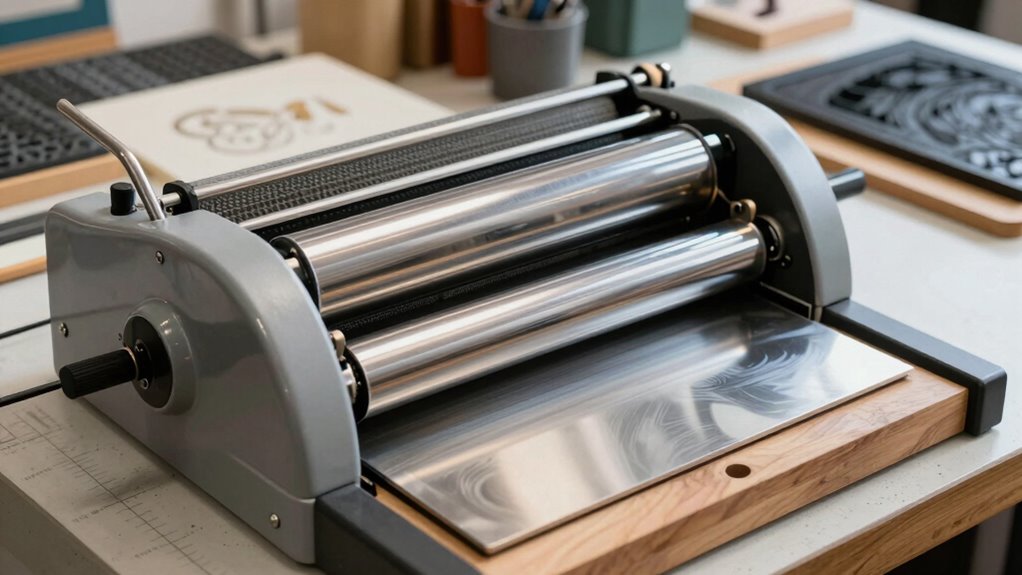 types of etching press mechanisms