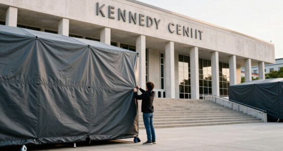 Judge asks the Kennedy Center to explain tarps covering the building