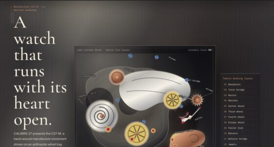 CALIBRE 27 — Haute Horlogerie Manufacture — Layered SVG Animation (FABLE/175, room 27)