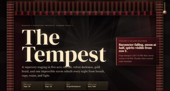 The Tempest - Mariner's Repertory Five-Act Staging (FABLE/175)