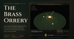 The Brass Orrery - Alabaster & Vane, Est. 1774 — Interactive 3D Modeling (FABLE/175, room 30)