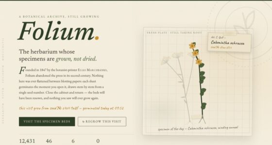 FOLIUM — A Living Herbarium — Seeded SVG L-systems (FABLE/175, room 4)