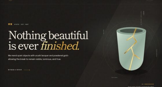 Kintsugi Studio — The Art of Golden Repair — SVG Animation (FABLE/175, room 44)