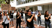 Duo Calls To Oust Leon Black In Protest Outside MoMA
