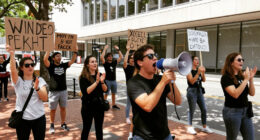 Duo Calls To Oust Leon Black In Protest Outside MoMA