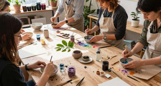 Four Artists Exploring Sustainable Alternatives To Synthetic Art Supplies