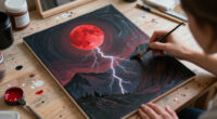 Red Moons And Lightning Illuminate Sarah Lee’s Uncanny Landscapes