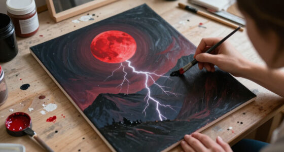 Red Moons And Lightning Illuminate Sarah Lee’s Uncanny Landscapes
